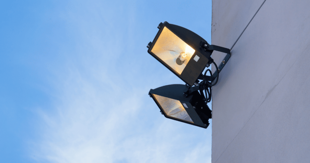 Security Lighting on Shed