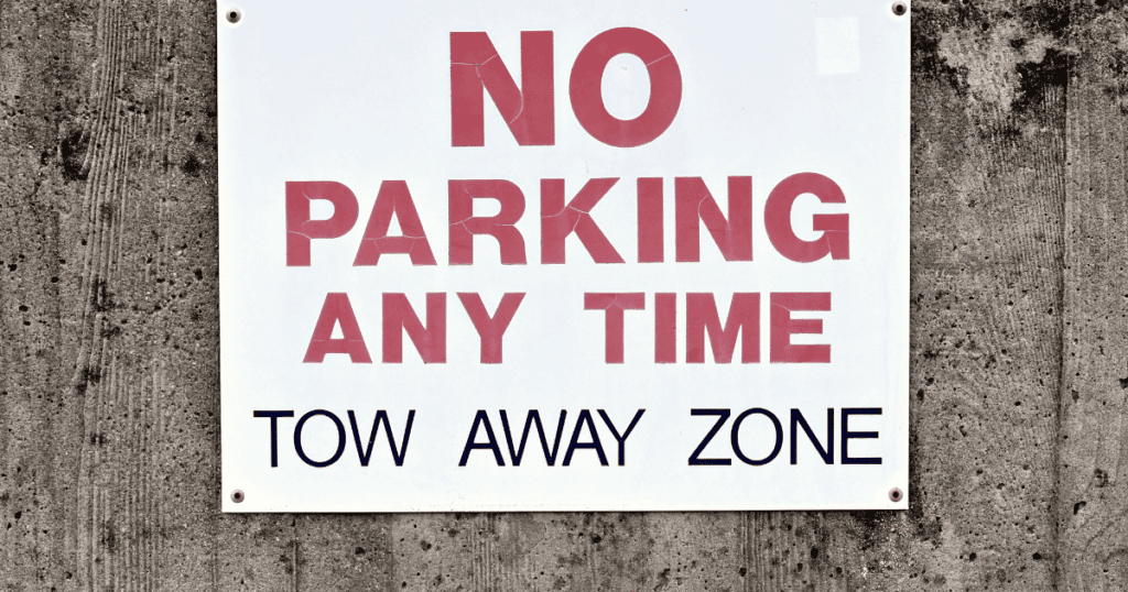No Parking Sign
