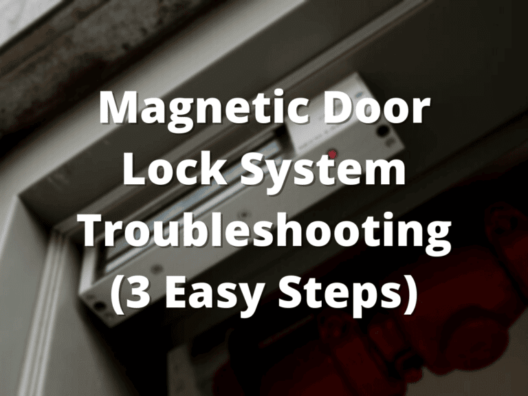 Door Lock System Troubleshooting (3 Easy Steps)
