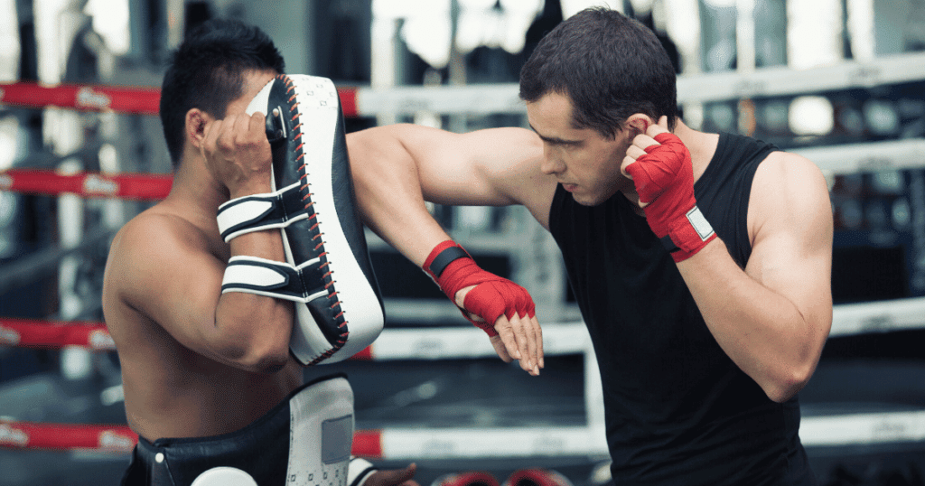 Training at Gym