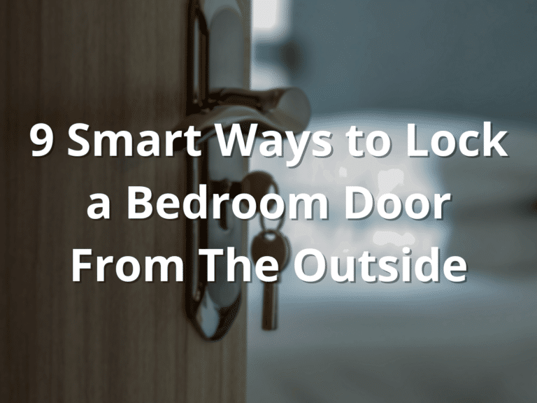 9 Smart Ways to Lock a Bedroom Door From The Outside