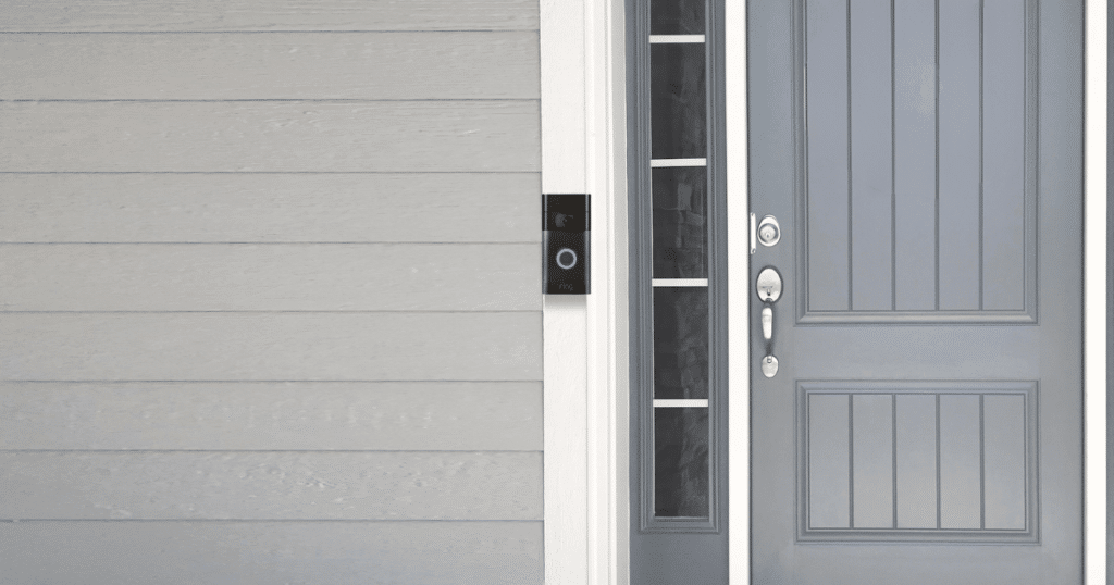 Ring Doorbell on White Wall