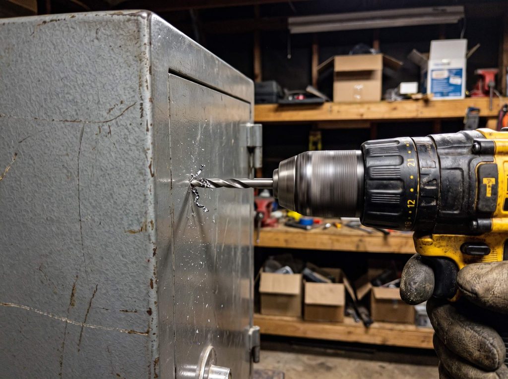Drilling into Meilink Safe