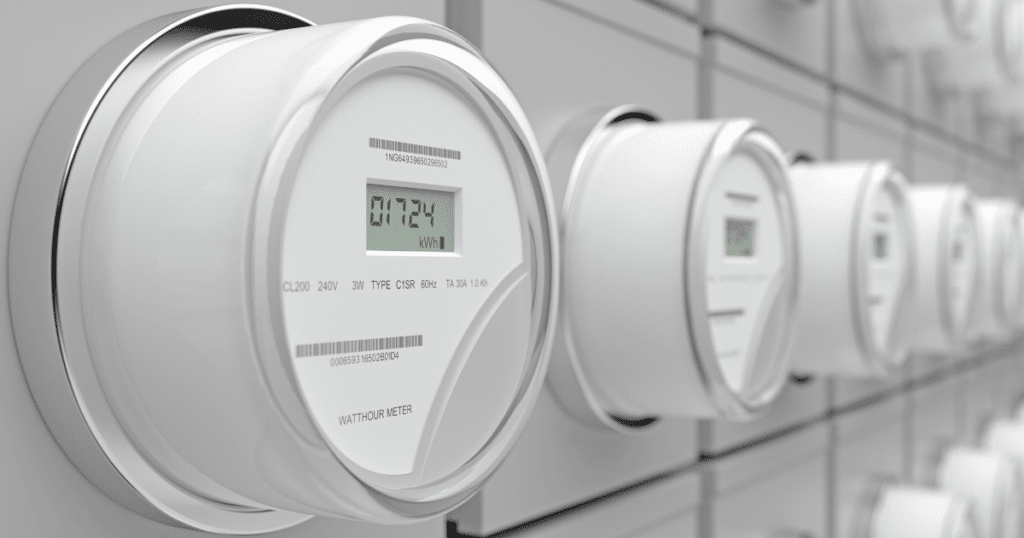 Wall of Electric Meters