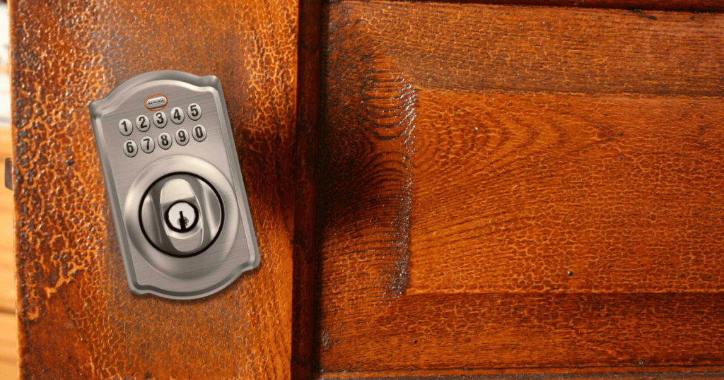 Schlage Door Lock Damaged