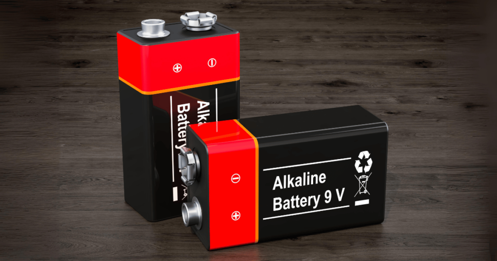 9V Batteries on Table