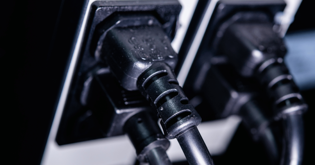 Power Cable Plugged in Lorex Camera